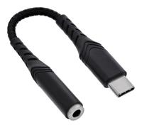 Inline Adaptateur Audio USB-C vers 3,5 mm avec DAC, Hi-Res 96 kHz | Convertisseur audio DAC, prise en charge du microphone pour casque, audio haute résolution jusqu'à 96 kHz / 24 bits
