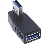Inline Adaptateur coudé USB-A mâle vers USB-A Femelle 270 degrés 3.2 Gen 1 pour Gestion des câbles Peu encombrant et connexions Stables 35300U