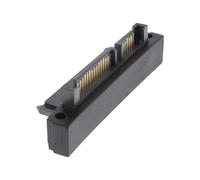 InLine - Adaptateur de rotation SATA - combo SATA (M) pour combo SATA (F) - connecteur à 90° - noir