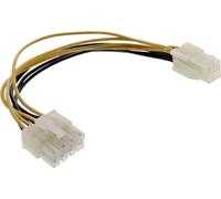 InLine® Adaptateur d'électricité interne, 4 broches ATX1.3 bloc d'alimentation vers 8 broches ATX2.0 carte mère