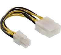 InLine® Adaptateur d'électricité interne, 8 broches ATX2.0 bloc d'alimentation (EPS) vers 4 broches ATX1.3 carte mère