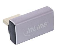 InLine Adaptateur DisplayPort 1.4 - Angle Vertical Droit à 90° - DP mâle vers Femelle - Compatible 8K - 17291H