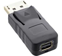 InLine® adaptateur DisplayPort, DisplayPort mâle sur mini DisplayPort femelle, 4K