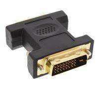 InLine® adaptateur DVI-D, Digital 24+5 prise femelle à DVI-D 24+1 prise mâle, contacts dorés