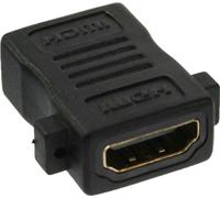 InLine® Adaptateur HDMI à encastrer, HDMI A prise/prise, contacts dorés, 4K2K