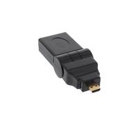 InLine® adaptateur HDMI, HDMI A prise femelle sur Micro HDMI D prise, flexible, 4K2K