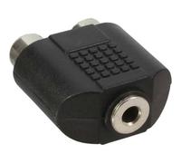 INLINE - Adaptateur jack fem Mono à 2x Cinch fem