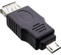 InLine 31600 Adaptateur Micro-USB Micro-A plug à USB A socket