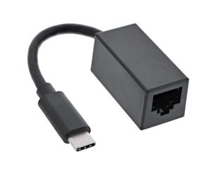 InLine Adaptateur réseau USB 3.0 câble, réseau Gigabit, USB Typ-C