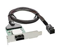 InLine - Adaptateur SAS interne/externe - 4x Mini SAS 26 broches (F) pour Disque dur SAS Mini 4x (SFF-8643) (M) - 50 cm