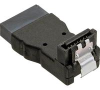 InLine® adaptateur SATA prise / prise femelle, coudé vers le bas