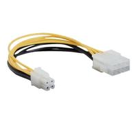 InLine - Adaptateur secteur - alimentation interne - 8 broches (F) pour ATX12V 4 broches (M) - 15 cm