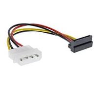 InLine - Adaptateur secteur - alimentation SATA (M) pour alimentation interne 4 plots (M) - 15 cm - bloqué, connecteur à 90 ° G