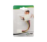 InLine - Adaptateur secteur - connecteur mini-alimentation 4 broches (M) pour alimentation interne 4 plots (F) - 6 cm