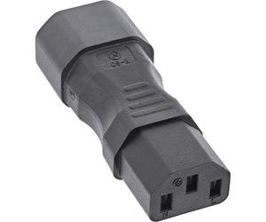 InLine® Adaptateur Secteur IEC 60320 C14 / C13, 3 pôles