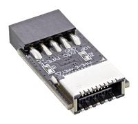 InLine® Adaptateur USB 2.0 vers USB 3.2 Type E Key-A Interne