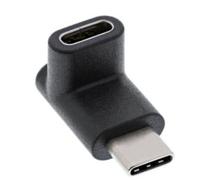 InLine Adaptateur USB 3.1, type C mâle vers C femelle, coudé haut/bas (Gen.2)