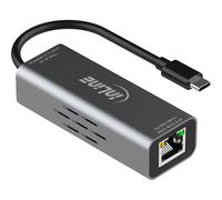 Inline Adaptateur USB-C vers RJ45 avec Prise en Charge PoE, 100 MB/s, Protection Contre Les surtensions, boîtier en Aluminium, Plug & Play, Power Delivery jusqu'à 10 W, 33380J