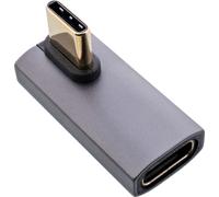 InLine® Adaptateur USB4, USB-C prise/prise femelle verticale coudé à droite/gauche