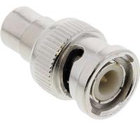 InLine® adaptateur vidéo, 1x Cinch prise femelle sur BNC prise mâle