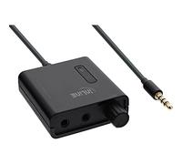 InLine Amplificateur pour Casque stéréo avec Bass Boost Mobile Jack 3,5 mm (1 x in 2 x Out)
