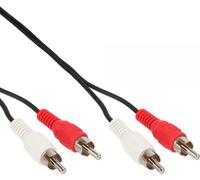 INLINE - Audio-Kabel - 2 x Cinch (M) - 2 x Cinch (M) - 15 m - schwarz