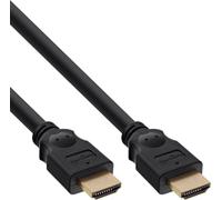 InLine® B-17602P 30er Bulk-Pack InLine® Câble HDMI, HDMI-High Speed, prise/prise, contacts dorés, noir, 2m
