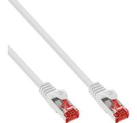 InLine® B-76403W 30er Bulk-Pack Câble patch InLine®, S/FTP (PiMf), Cat.6, 250MHz, PVC, cuivre, blanc, 3m