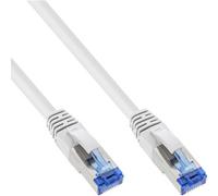 InLine® B-76802W 40er Bulk-Pack Câble patch InLine®, S/FTP (PiMf), Cat.6A, 500MHz, sans halogène, cuivre, blanc, 2m