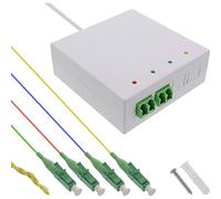 InLine® Boîte d'extension FTTH pré-confectionnée 4x LC/APC 9/125µm 10m