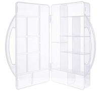 InLine® boîte pour petites pièces, 11 compartiments, dimensions : 271x186x40mm, transparent