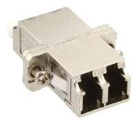 Inline® bussola duplex lc lc per fibre ottiche single mode, corpo in metallo, manicotto ceramico, montaggio a pannello G