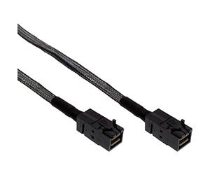 InLine Câble 27625b Mini SAS HD SFF 8643 avec Bande Side de 1 m