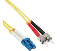 InLine® câble à fibres optiques duplex, LC/ST, 9/125µm, OS2, 10m