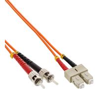 InLine® câble à fibres optiques duplex, SC/ST, 62,5/125µm, OM1, 2m