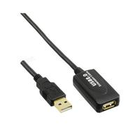 InLine® câble actif USB 2.0, avec amplification du signal "Repeater", ST A / BU A, 15m