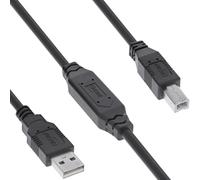 InLine Câble actif USB 2.0 avec amplification du signal, USB-A vers USB-B, rallonge de câble d'imprimante, 12,5 m, 34517A