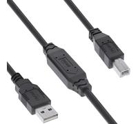 InLine® Câble actif USB 2.0, USB-A prise à USB-B prise, 7,5m