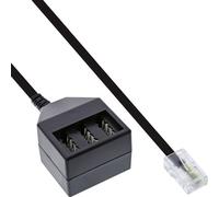 InLine® câble adaptateur TAE, prise RJ45 sur prise TAE NFN, 20cm