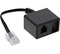 InLine® câble adaptateur TAE prise RJ45 sur TAE-N & RJ11 prise femelle