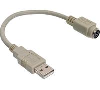 InLine® 33102 Câble adaptateur USB, USB mâle A sur PS/2 femelle