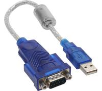 InLine® câble adaptateur USB vers série Premium, prise A vers prise Sub D 9 broches