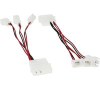 InLine - Adaptateur d'alimentation ventilateur - alimentation interne 4 broches (ventilateur uniquement) (M) pour unité d'alimentation interne 3 broches 5V (M)