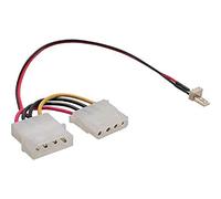 InLine Câble adaptateur ventilateur 3 broches vers 4 broches 0,15 m