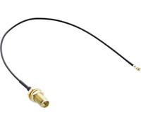 InLine® Câble adaptateur WLAN, R-SMA prise femelle sur U.FL prise, 0,2m, pour AVM FritzBox