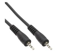 InLine - Câble audio - jack micro stéréo mâle pour jack micro stéréo mâle - 2 m - noir
