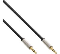 InLine® Câble audio mince jack 3,5mm ST/ST, stéréo, 0,5m