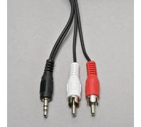 InLine Câble audio stéréo 2 x RCA mâle vers mâle 3,5 mm 10 m