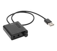 InLine Câble convertisseur USB vers Amplificateur Casque avec égaliseur et Sortie Audio Optique HQ