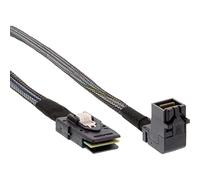 InLine Câble coudée 27629b Mini SAS HD SFF 8643 à SFF-8087 avec Bande Side de 1 m